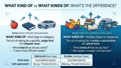 What Kind of vs What Kinds of