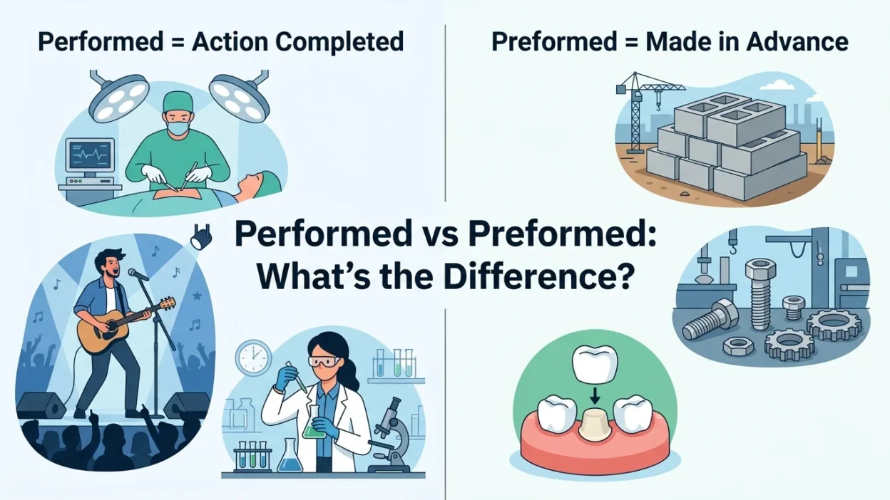 performed vs preformed