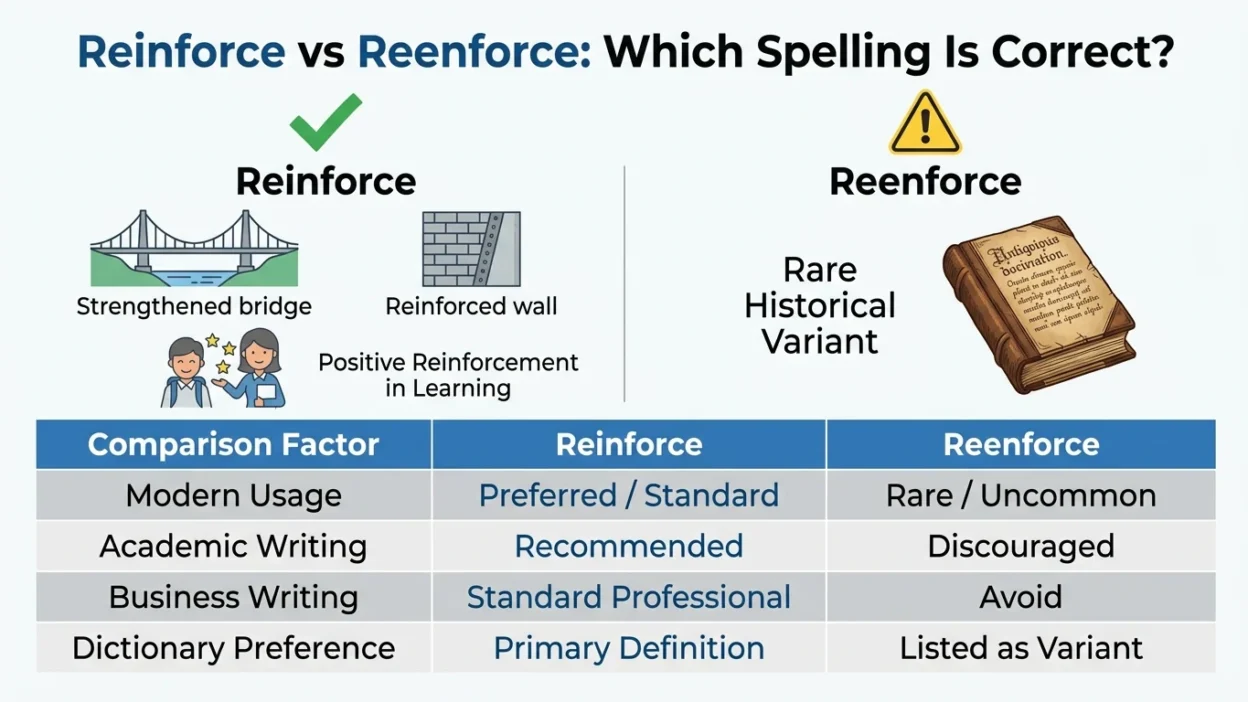 Reinforce vs Reenforce