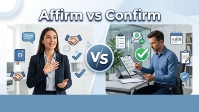 Affirm vs Confirm