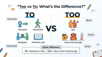 Too vs To