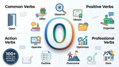 Verbs That Start With O