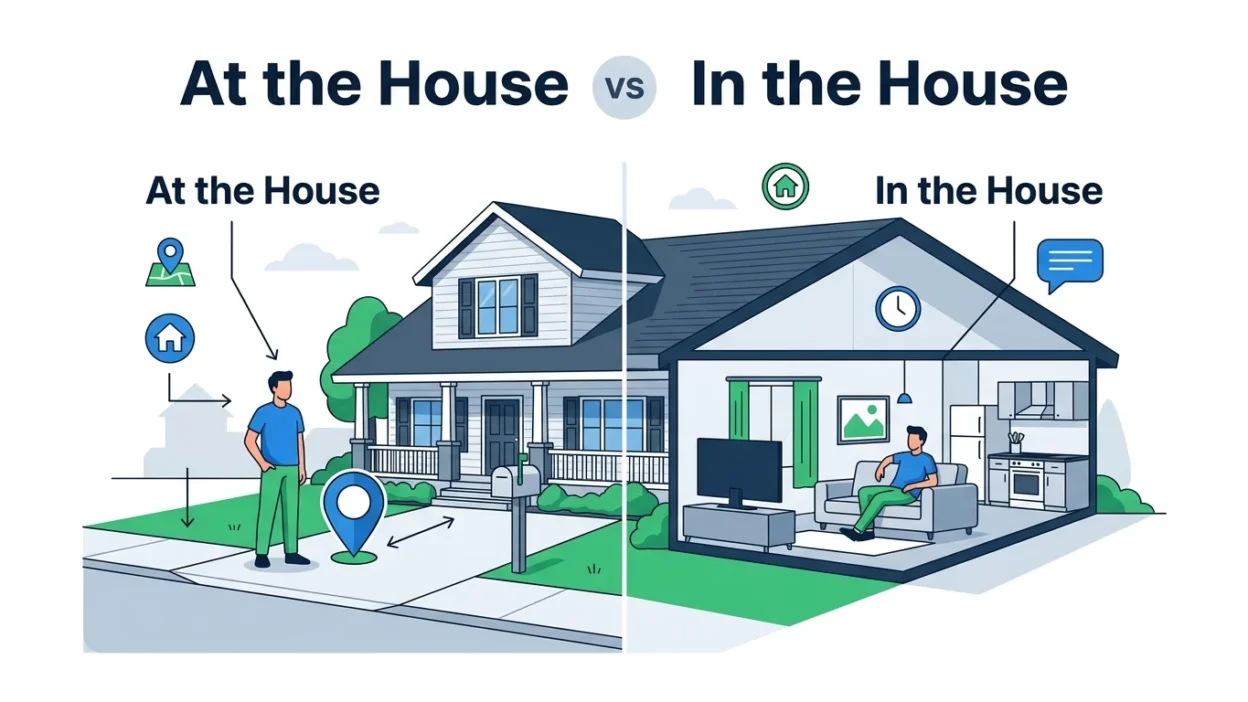 At the House vs In the House