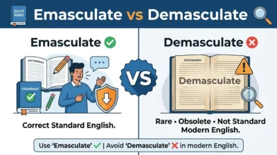Emasculate vs Demasculate