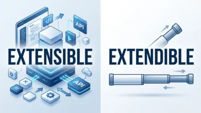Extensible vs Extendible
