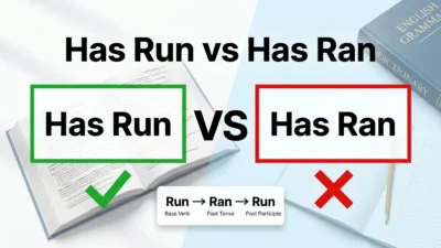 Has Run vs Has Ran