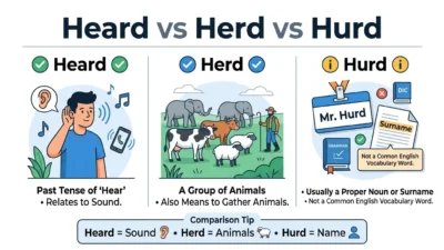 Heard vs Herd vs Hurd
