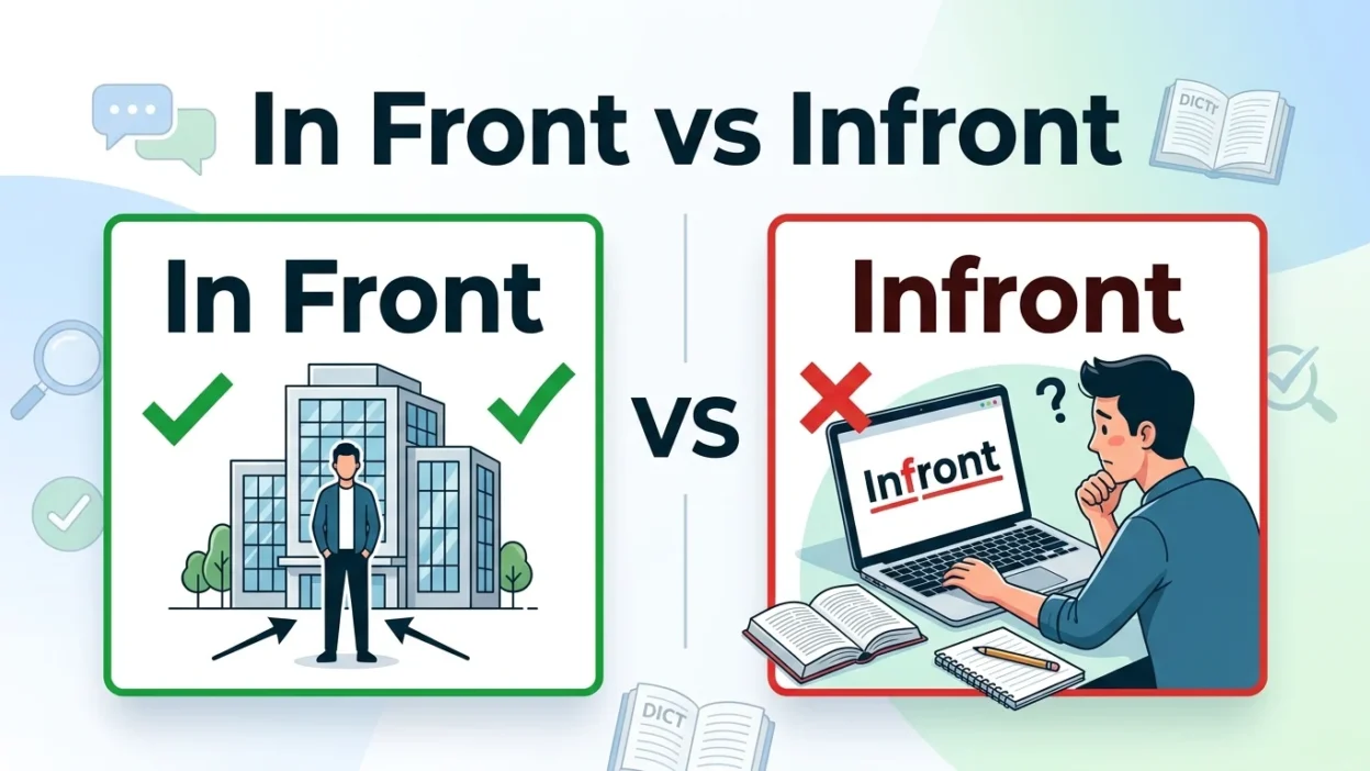 In Front vs Infront