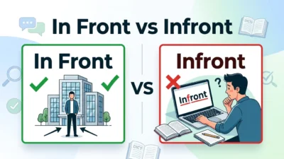 In Front vs Infront