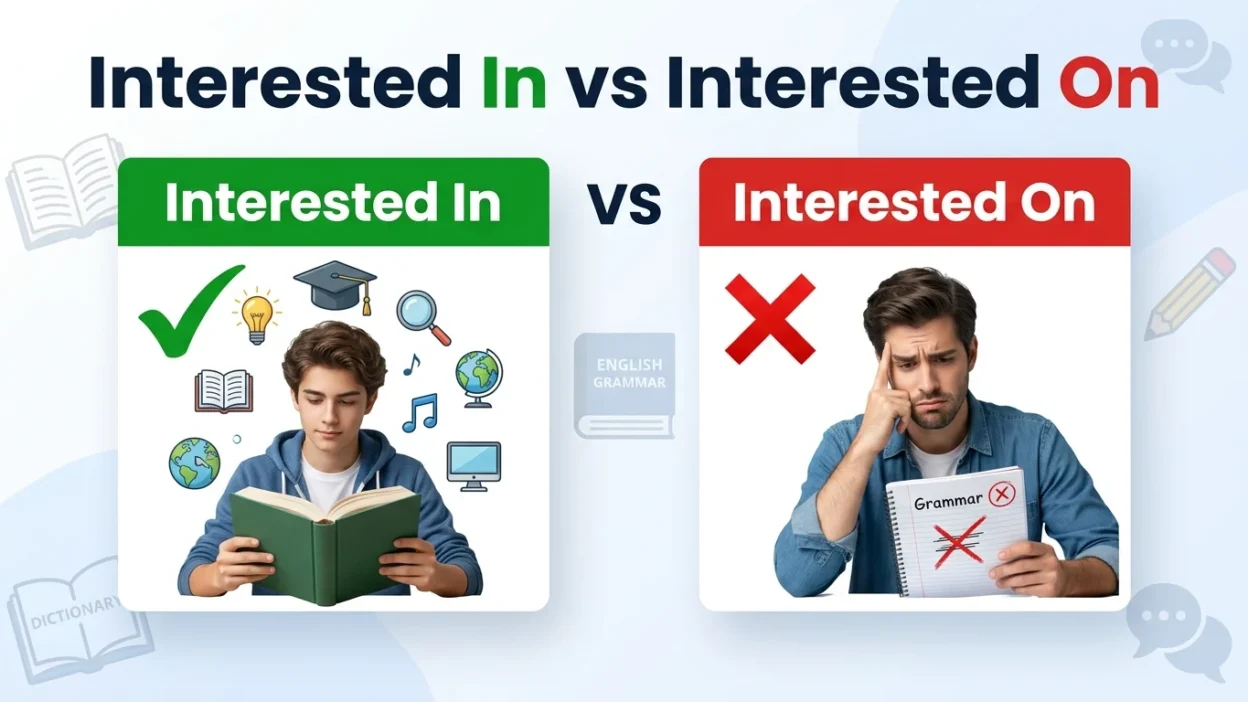 Interested In vs Interested On