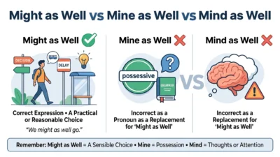 Might as Well vs Mine as Well vs Mind as Well