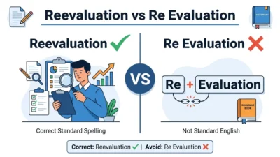 Reevaluation vs Re Evaluation