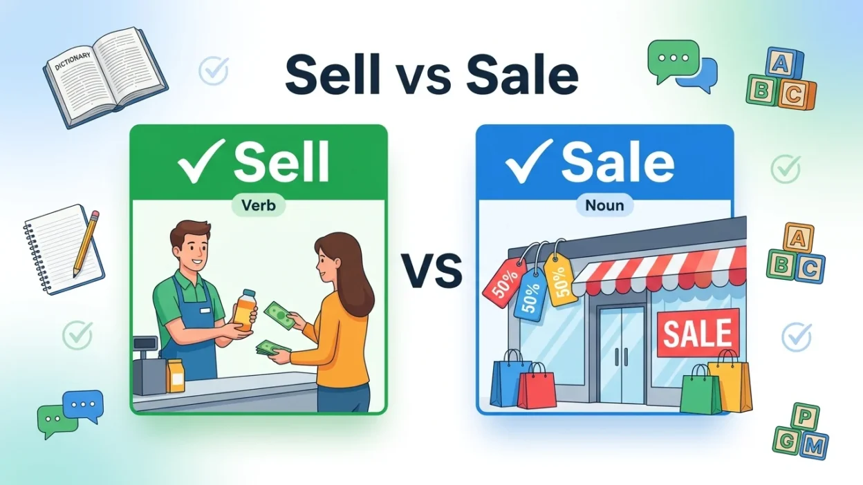 Sell vs Sale