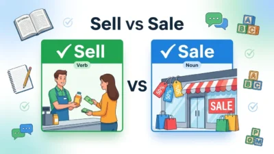 Sell vs Sale