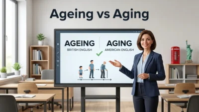Ageing vs Aging
