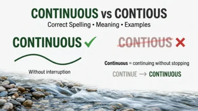 Continuous vs Contious