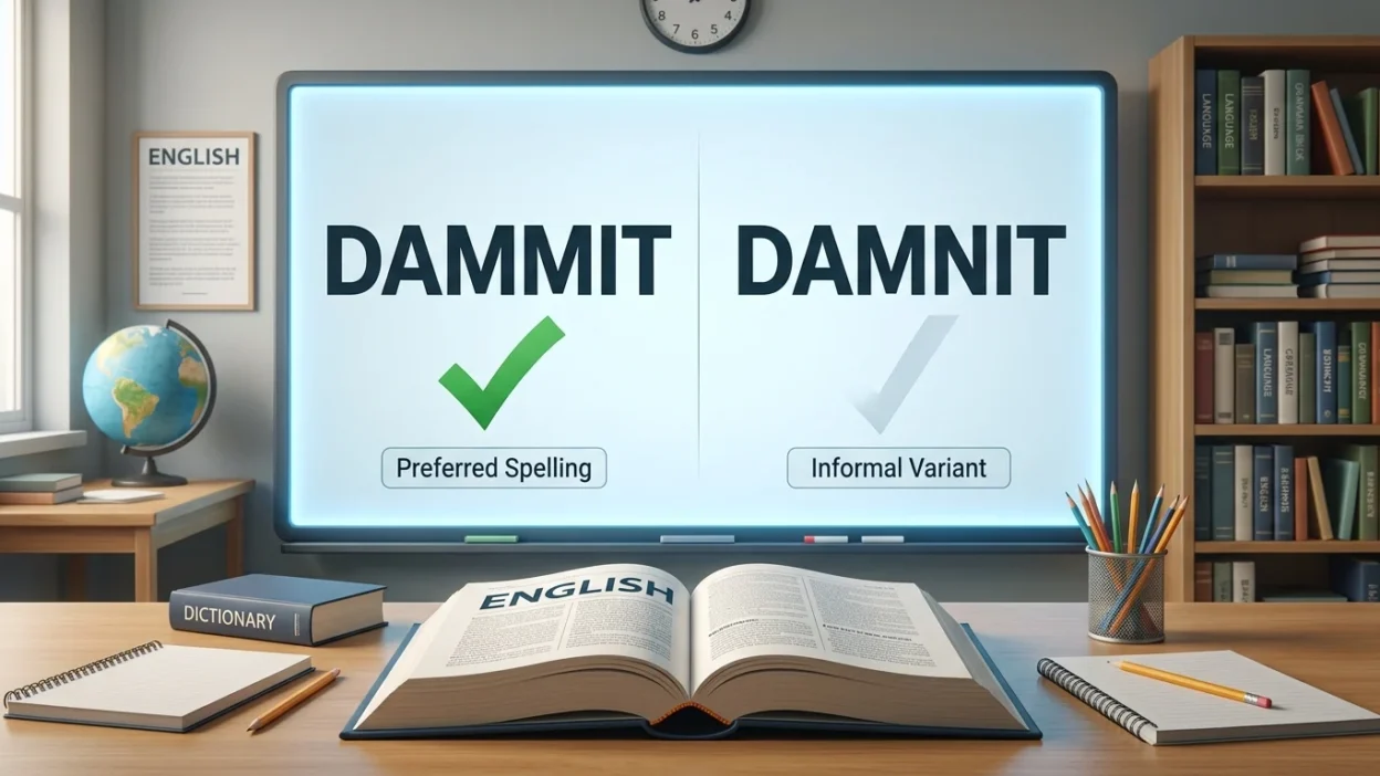 Dammit vs Damnit