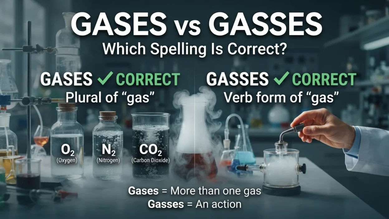Gases vs Gasses