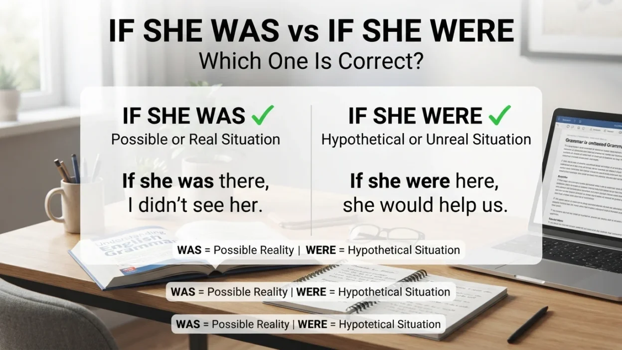 If She Was vs If She Were