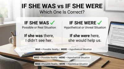 If She Was vs If She Were