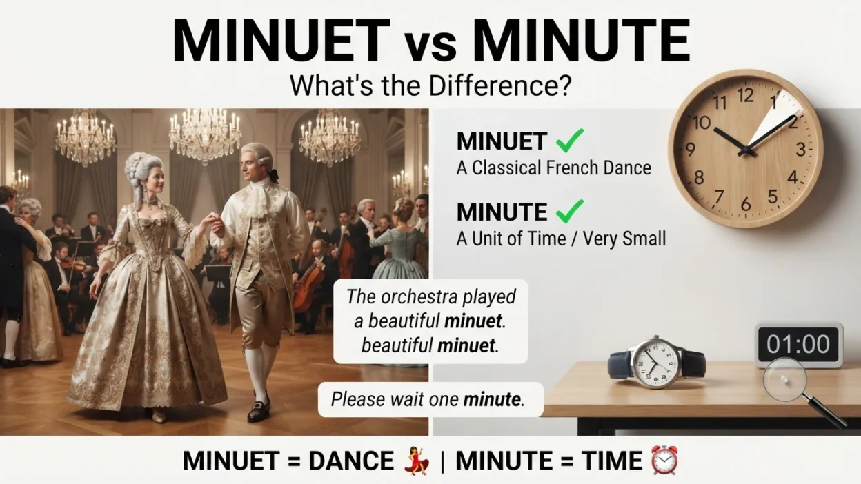 Minuet vs Minute