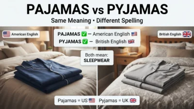 Pajamas vs Pyjamas