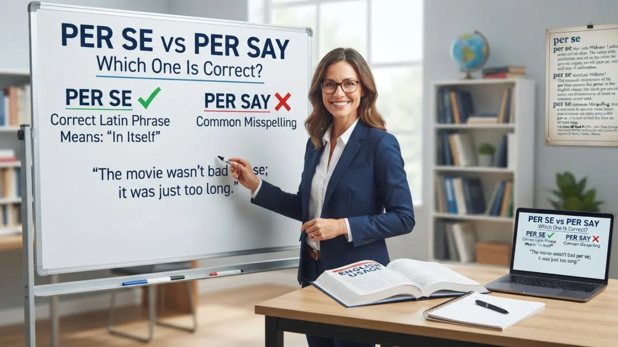 Per Se vs Per Say