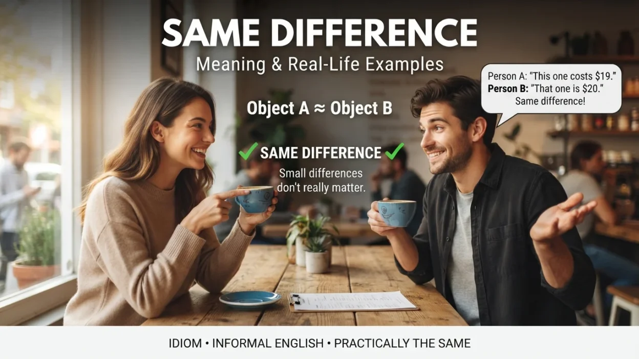 Same Difference Meaning