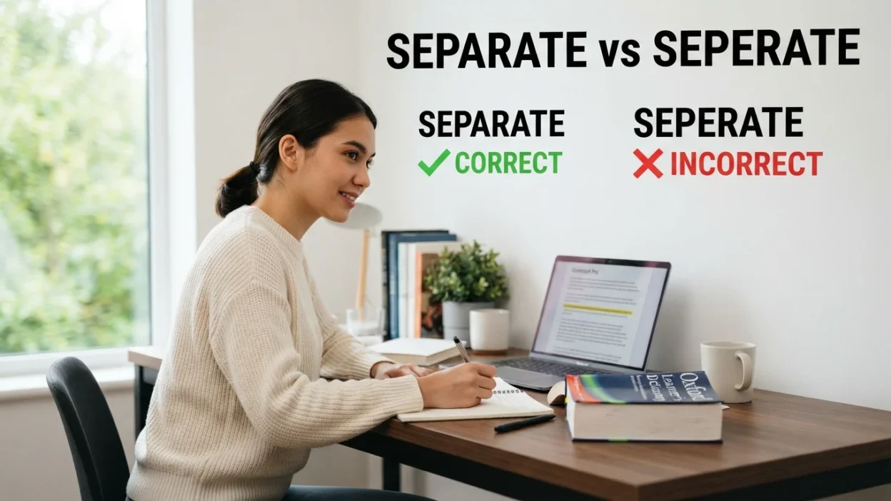 Separate vs Seperate