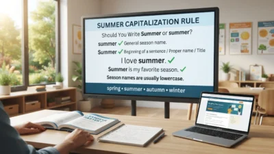 Summer Capitalization Rule