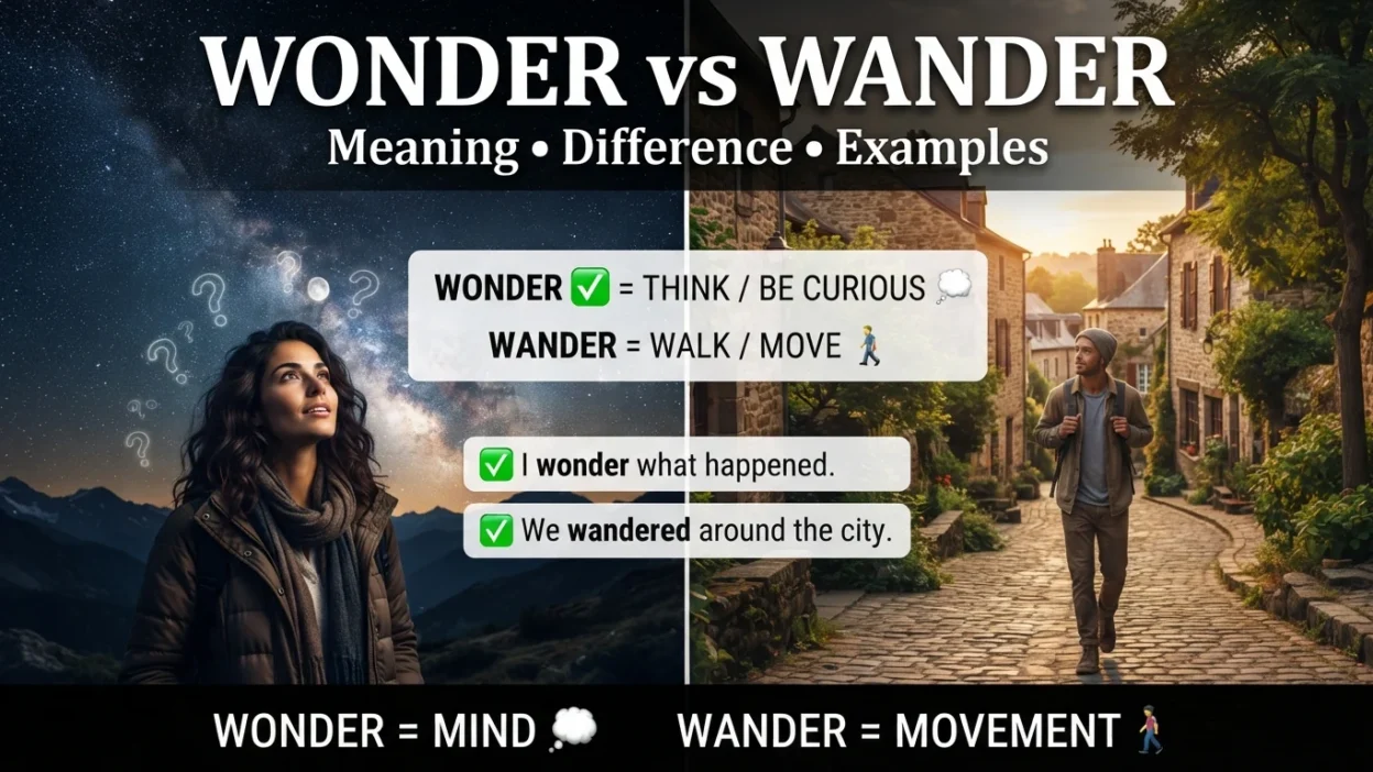 Wonder vs Wander