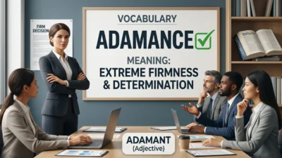 Adamance Meaning