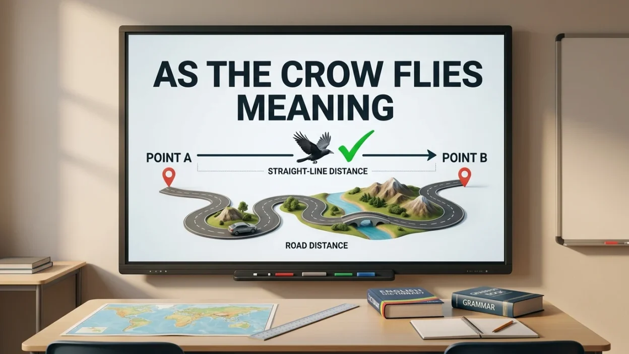 As the Crow Flies Meaning