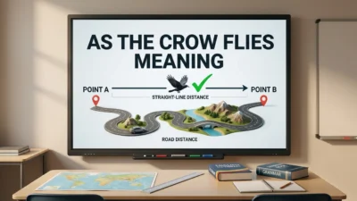 As the Crow Flies Meaning