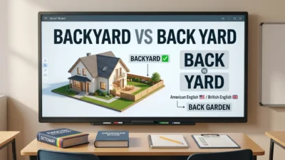 Backyard vs Back Yard
