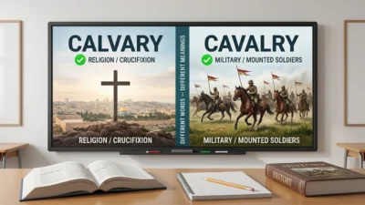 Calvary vs Cavalry
