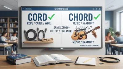 Cord vs Chord