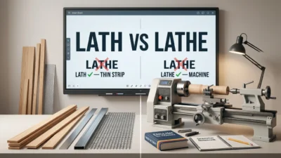 Lath vs Lathe