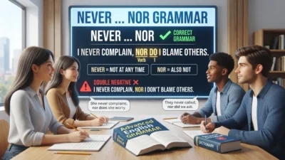 Never Nor Grammar