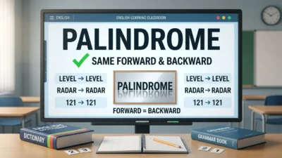 Palindrome Meaning
