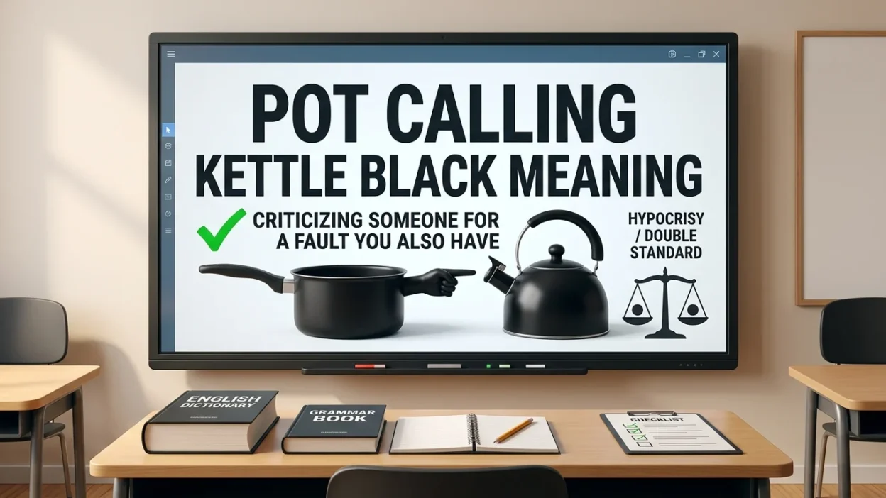 Pot Calling Kettle Black Meaning