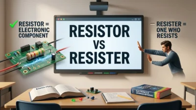 Resistor vs Resister