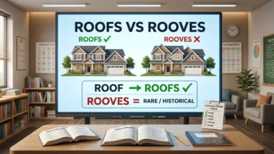 Roofs vs Rooves