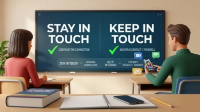 Stay in Touch vs Keep in Touch