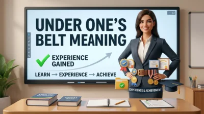 Under One’s Belt Meaning