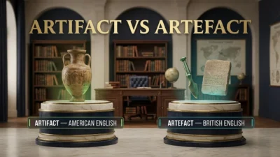 Artifact vs Artefact