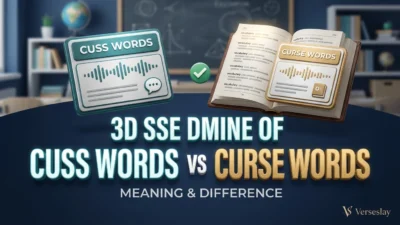 Cuss Words vs Curse Words