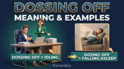 Dossing Off Meaning