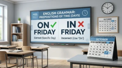 On Friday vs In Friday