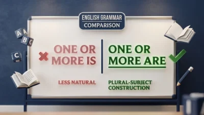 One or More Is vs One or More Are